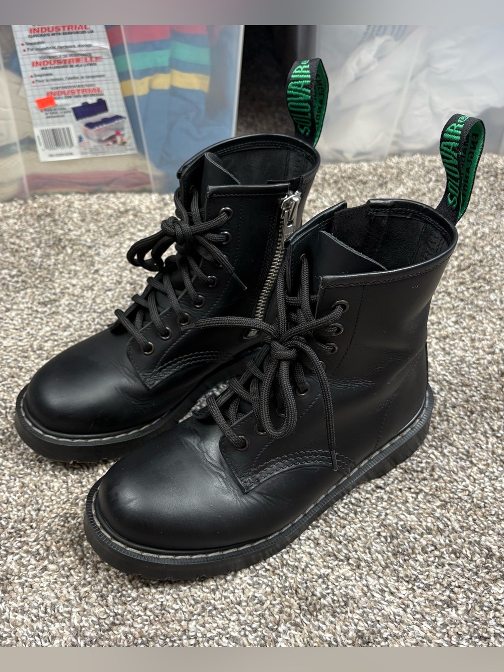 Solovair 8 Eye Derby Boot